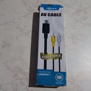 NEW Sega Genesis Model 1 Six Feet AV Cable Tomee Brand TV Cord